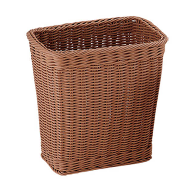 角型トラッシュボックス 大型 ブラウン CF-612- B R（603572）07-0461-0704ベーカリーバスケット 樹脂バスケット カゴ かご