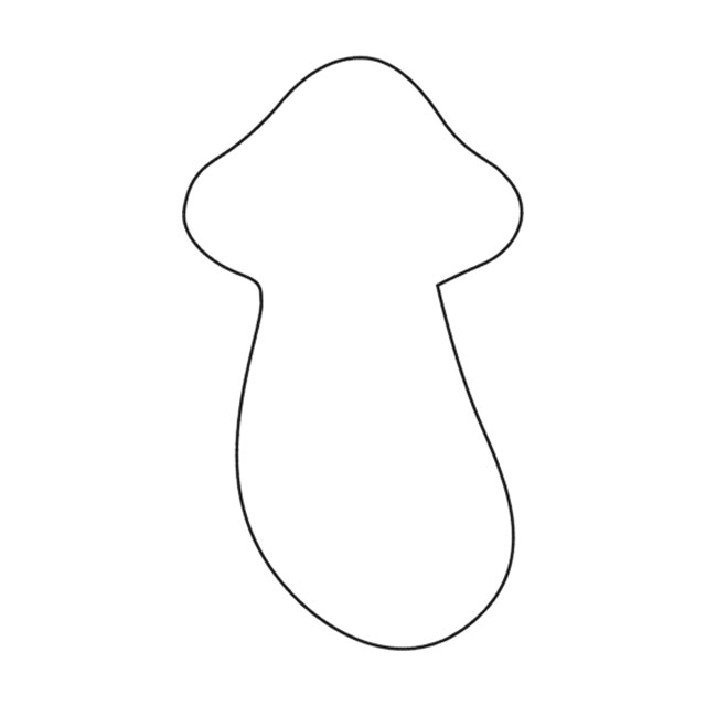 たかもりの 厚口野菜抜 松茸 中（073041）07-0290-0302野菜抜き型野菜抜き型 抜型 マツタケ まつたけ