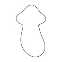たかもりの 厚口野菜抜 松茸 小(073042)07-0290-0301野菜抜き型野菜抜き型 抜型 マツタケ まつたけ