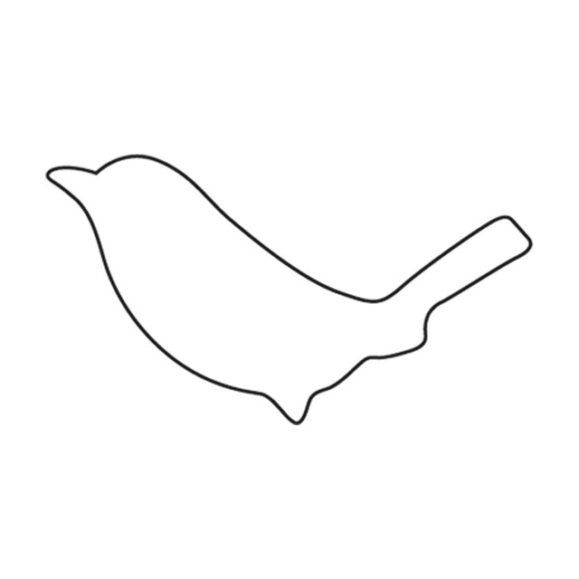 たかもりの 厚口野菜抜 うぐいす 小（074040）07-0288-0501野菜抜き型野菜抜き型 抜型 鶯 ウグイス 鳥