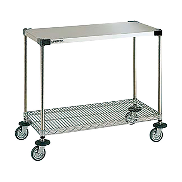 スーパーエレクターカート ワーキングカート 1型 NWT1D-S（142010）07-0698-0112サービスワゴン キャリー カート 配膳 ワゴン 同梱不可 代引き不可