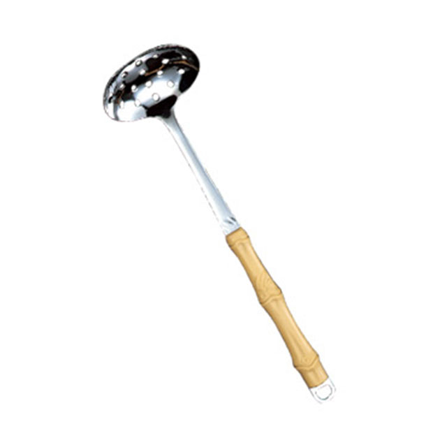 夕華 お玉穴明 中（374010）07-0570-0204レードル おたま 杓子 しゃくし 穴あき お玉