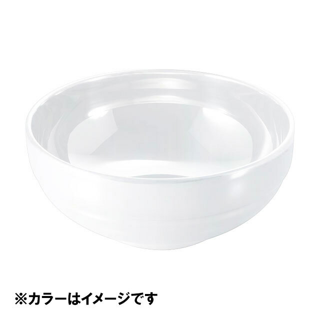 メタル丼 スタッキー 塗装仕様 白（387747）07-0012-0306ラーメン丼ぶり どんぶり 丼 ラーメン鉢 保温冷