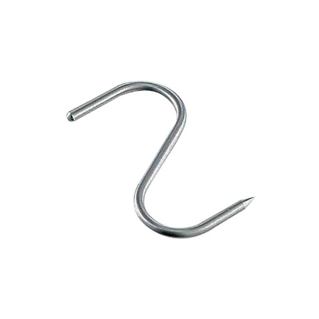 18-8 肉つり 小 （050107）07-0048-0401S型フック S字フック 焼豚 チャーシュー 肉吊り