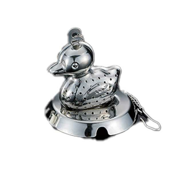 ティーストレーナー カルガモ 18-8 ステンレス （063042）07-0325-0203