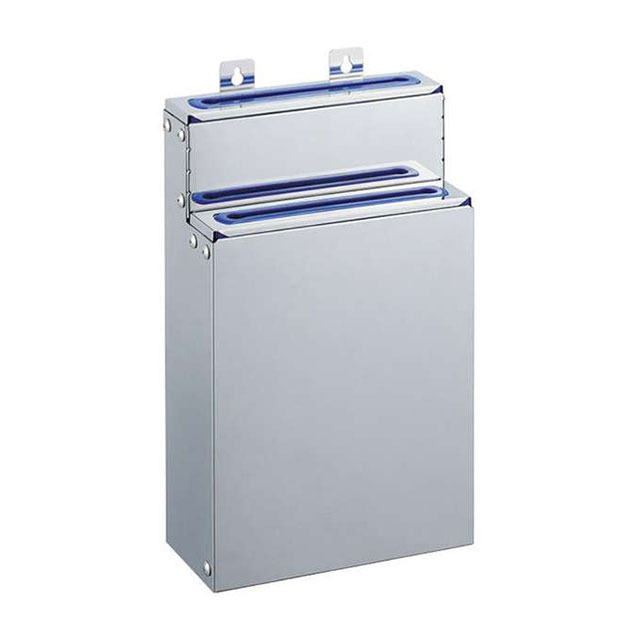 分解・清潔包丁差 小 2段流掛式 ブルー （134175）07-0270-0119包丁差し 包丁立て ...