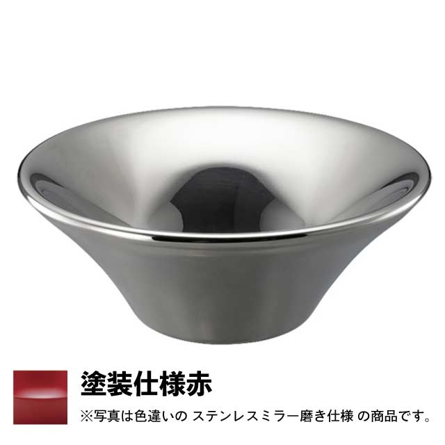 メタル丼　実用新案第3156794号　商標登録済み　 あたたかいお料理を、あたたかいままに。 中空2重構造の「メタル丼」が、そんな「当たり前」を実現します。　 【3つの特長】 ◎スープが冷めにくい：中空2重構造を採用した中身が冷めにくい保温食器です。 ◎さわっても熱くなりにくい：中身の温度が直接手に伝わりにくい優れもの！ ◎割れない：丈夫な18-8ステンレス製　中空2重構造とは：ステンレスの2重構造の間に中空断熱層を設けることにより、スープの熱伝導が抑えられ、優れた保温性能を発揮します。　 【塗装の剥がれ等に注意】　 本品の塗装仕様品は、食品衛生法にも適合した塗料を使用して表面塗装を施しています。 焼付け処理を施しており、塗装部分は非常に剥がれにくくなっていますが、使用状況によっては、フチ部分や底の設置面などの塗装が剥げてくる可能性があります。 スペック ブランド　 - シリーズ　 メタル丼 サイズ　 φ210×H80mm 容量　 1000cc 材質　 18-8ステンレス 生産地　 燕三条 その他仕様　 - 備考　 - 管理コード　 管理コード：387723 JANコード：4949362709878