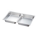 KO ホテルパン ダブルパン 仕切付中子 1/2×65(032024)07-0134-0402コンテナー 保温容器 ビュッフェ バイキング