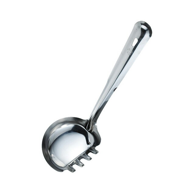 M 18-0 うどん杓子 カギナシ 大（055062）07-0164-0601麺杓子 水杓子 汁杓子 しゃくし ひしゃく 燕三条