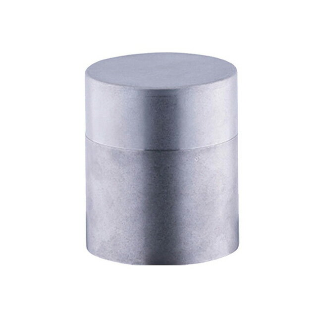 18-8 ざらめ茶筒 小 CHA-7 ざらめ（064141）07-0321-0701茶き お茶用品 茶道具 茶筒 ステンレス お茶用品