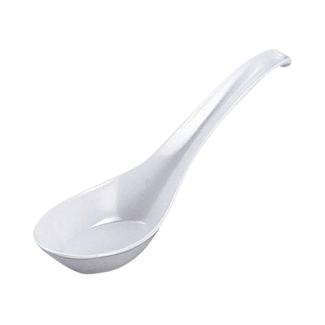 メラミンレンゲ C-77 小 DX 白（298049）07-0542-1301れんげ レンゲ 蓮華 スプーン レンゲスプーン