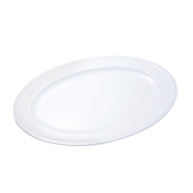 乐天商城 - 給食用食器 小判皿 24吋 PW-13（320001）07-0595-0104小判型 皿 メラミン食器 給食用食器 施設 食器