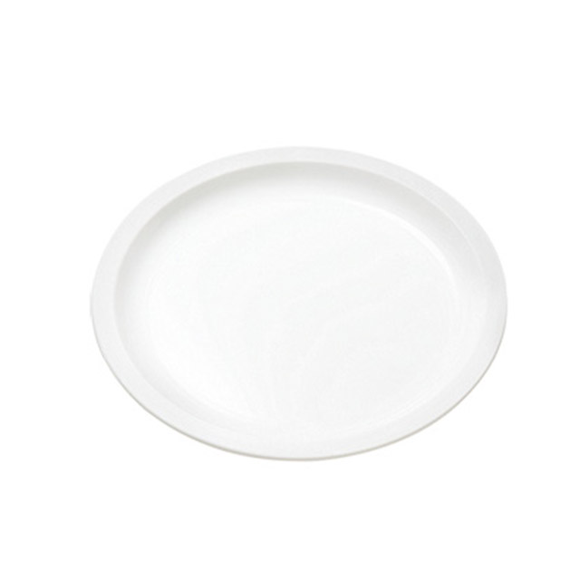 ポリプロピレン食器 丸皿 18cm No.1722W 白（320103）07-0597-0301皿 食器 メラミン食器 食堂 介護用 養護 プラ