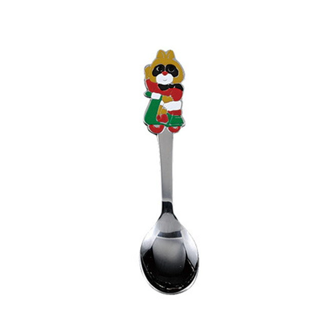 Spoon - ST お子様 たぬきさんスプーン 全長 134mm（323052）07-0532-0113お子様スプーン 子供用カトラリー キッズ用