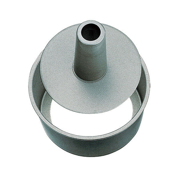 ブラックフィギュアシフォンケーキ焼型 18cm D-062（333065）07-0433-0602製菓 シフォンケーキ型 ケーキ型 フッ素樹脂加工