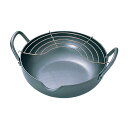 極天 極厚 揚げ鍋 24cm GT-24W(AAG5402)1-0433-0202天ぷら鍋 揚鍋 揚げ鍋 天ぷら 鍋 なべ ナベ IH