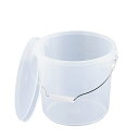 ポリプロバケツ 10L 本体PO-22A 乳白色(607559)07-0671-0301バケツ 厨房用 掃除 洗濯 清掃 ダストボックス