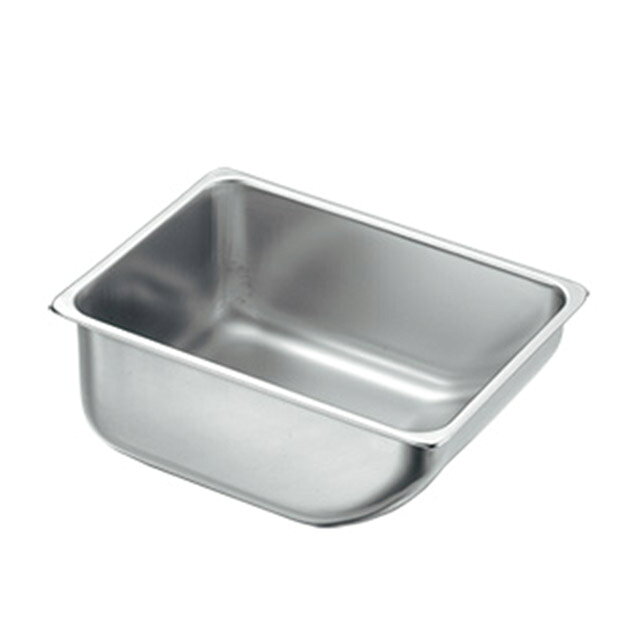 Steel Storage Containers - 調味料入バット 中子 舟形（621036）07-0152-0701調味料容器 薬味入れ ストッカー 保存容器