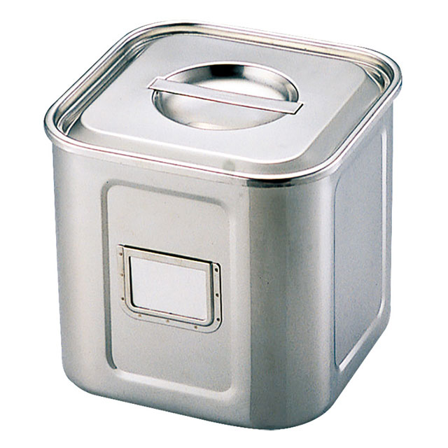 UK 名札付角キッチンポット 13.5cm 2.3L（016170）07-0106-0101保存容器 保存缶 ポット タッパー スト..