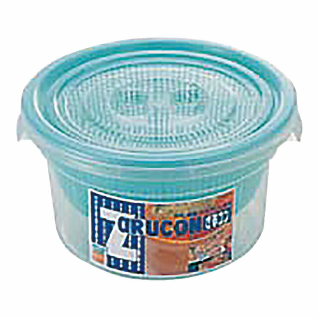 ざるコン 丸 ZC-1 16L（040190）07-0129-0901米とぎ 麺類 野菜洗いに最適 ザルコン 保存容器
