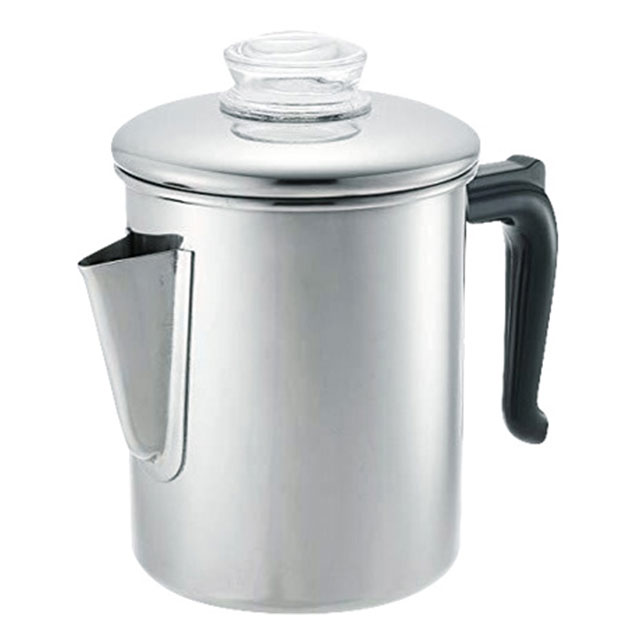 18-8 パーコレーター 6人用 960cc（159016）07-0317-0701珈琲マシン コーヒーマシン ドリップポット