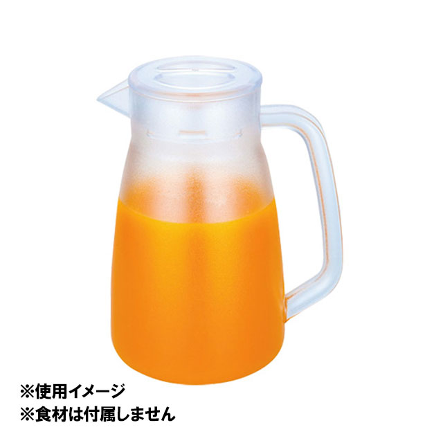 Pitchers - UK PC ウォーターポット 一体成形 クリア 1.3L（609097）07-0467-0301ウォーターピッチャー 水差し ピッチャー ポット