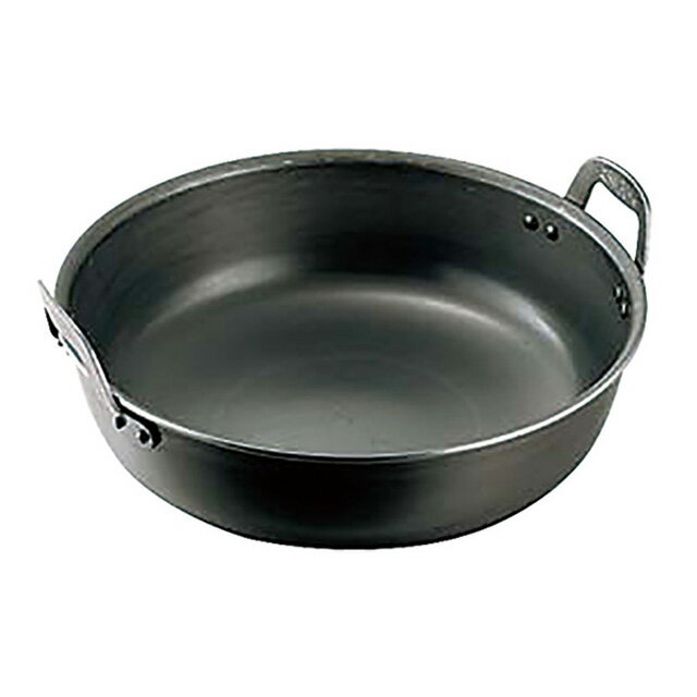 中尾アルミ 鉄プレス 厚板揚鍋 51cm 2