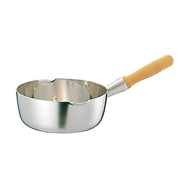 KO 三層鋼 クラッド 雪平鍋 18cm 1.5L（014035）07-0091-0702電磁雪平鍋 行平鍋 片手鍋 IH 電磁調理器対応