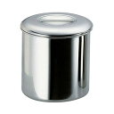 KO 18-8 キッチンポット内蓋式 10cm 0.7L(k-015075)07-0104-0404保存容器 保存缶 ポット タッパー ストック容器