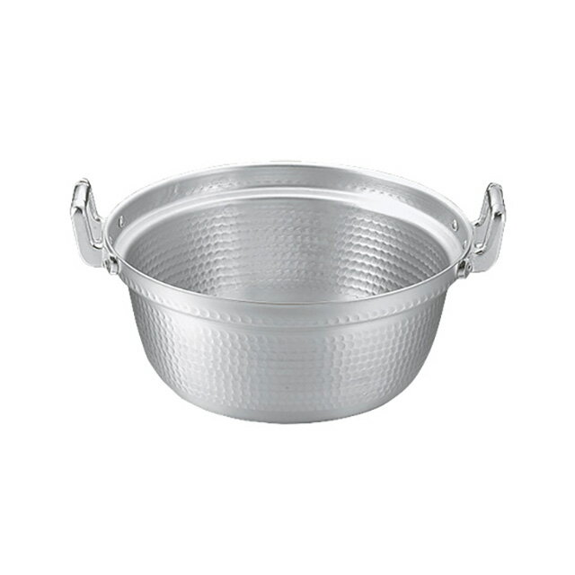 KO アルミ段付鍋 45cm 25.0L（017032）07-0084-0108段付き鍋 料理鍋 フライパン 両手鍋 アルミ鍋