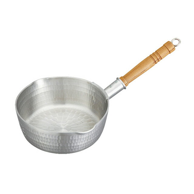Ih Incompatible - 中尾アルミ アルミ 底平浅型 雪平鍋 目盛付 18cm 1.2L（019078）07-0092-0801行平鍋 片手鍋 ヤットコ雪平鍋 アルミ ゆきひら