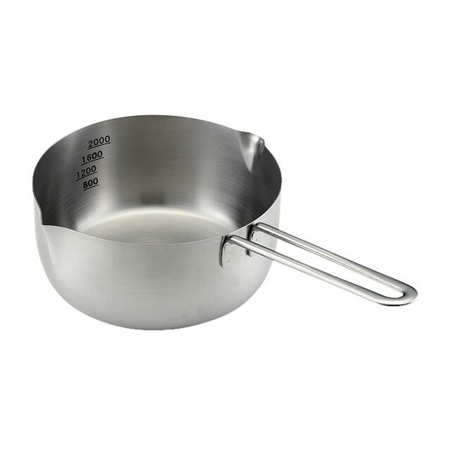 18-0 雪平鍋 共柄ハンドル IH対応 18cm（019172）07-0091-0302電磁雪平鍋 行平鍋 片手鍋 IH 電磁調理器..