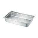 KO 穴明ホテルパン2 100mm 穴明1/2(032111)07-0132-0308バット 保温容器 スチコン チューフィング