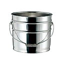18-8 バケット つる付ハンドル V-1308A 13L(091027)07-0670-0701バケツ 保存容器 ペール ポット 厨房用 掃除
