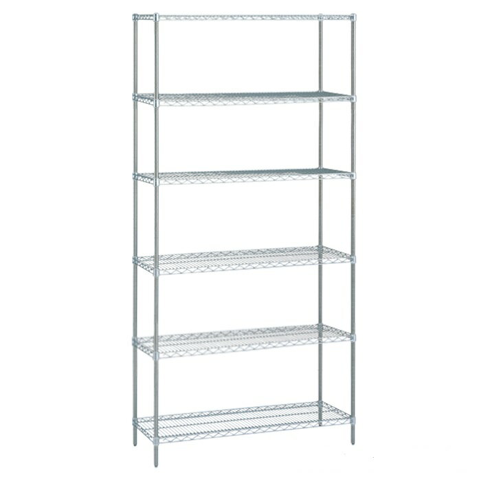 シェルフ LMSシリーズ 6段＋P1900 LMS 1820（137488）07-0710-0805ラック シェルフ 棚 ワゴン 収納棚 ..