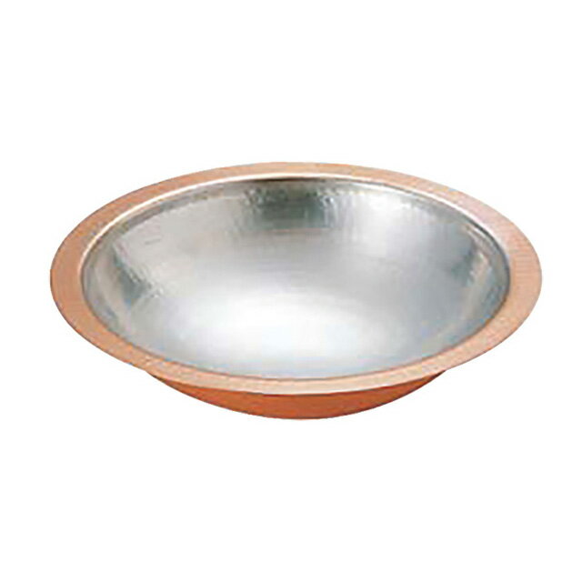 銅 うどんすき鍋 33cm 4.8L（293049）07-0