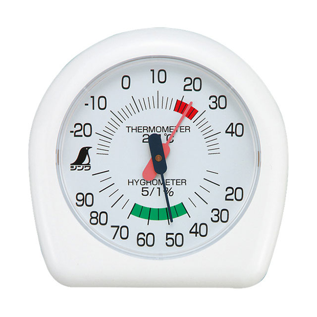 温湿度計チャーミー P-2 70380（127106）07-0355-0801気温 温度 計測 測定 測る 温度管理 温湿度計