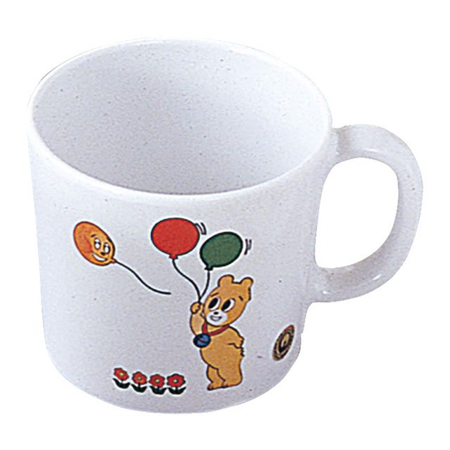 メラミンお子様食器 「コロチャン」片手コップ 小 KF-9（322014）07-0601-1201子供用食器 キッズ メラミン食器 お子様用コップ