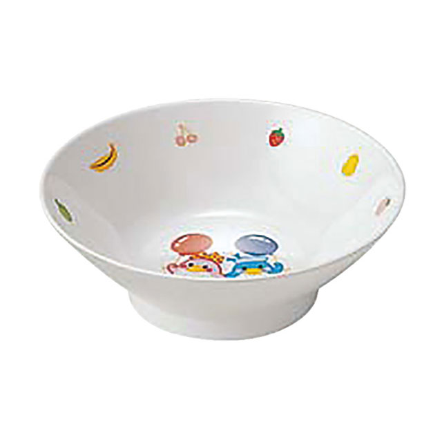 乐天商城 - メラミンお子様食器 「ベンアンドベティー」ラーメン丼 BB-3（322017）07-0600-0501子供用食器 キッズ メラミン 麺類の盛り付けに