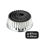 たかもりの18-8 パテ抜 菊 No.11 87mm(082046)05-0393-0212業務用 製菓用品(3)