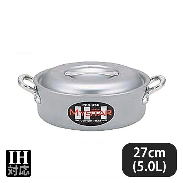 Ih Incompatible - プロマイスターIH 外輪鍋 27cm 5.0L（007153）07-0071-0303業務用