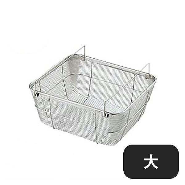 18-8クリーンバスケット B 浅型 大 (038045)※5メッシュ 商品詳細 メーカー - サイズ 外寸縦395mm 外寸横350mm 外寸高さ100mm 材質 18-8ステンレス 産地 燕三条（日本） 備考 -18-8クリーンバスケット B 浅型 大 (038045)