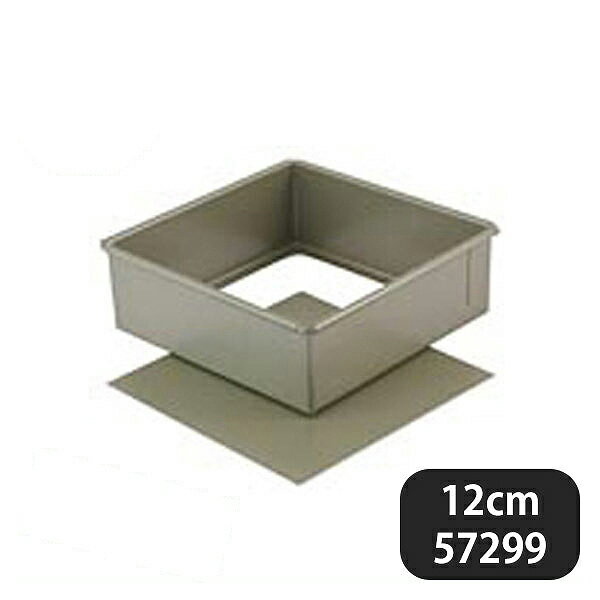 乐天商城 - ベイクウェアー 角型デコレーション底取 12cm 57299（330125）07-0435-0401業務用