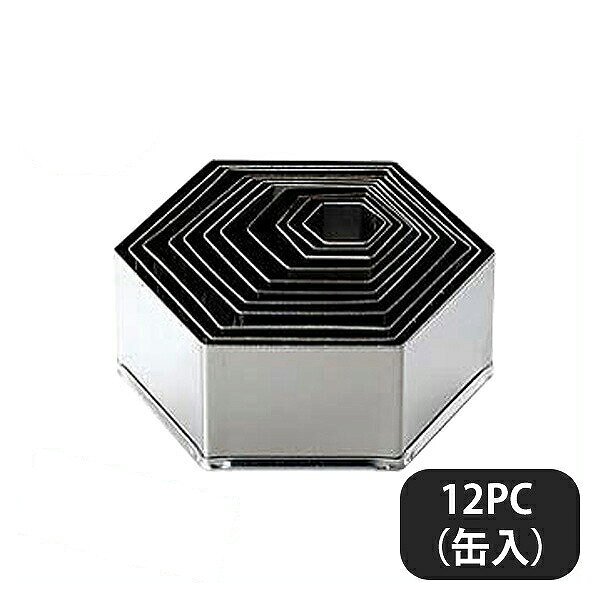 18-8パテ抜 亀甲 12PC (缶入) (082003) 商品詳細 メーカー - サイズ - 材質 18-8ステンレス 産地 燕三条（日本） 備考 -18-8パテ抜 亀甲 12PC (缶入) (082003)