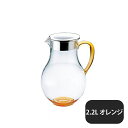 ユキワ UK ウォーターピッチャー ST.蓋付 2.2L オレンジ(167101)YUKIWA 03031092YUKIWA バー用品