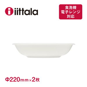 イッタラ ラーミ ディーププレート 22cm 2枚セット iittala Raami（1026939）プレート 食洗器・電子レンジ可 北欧食器