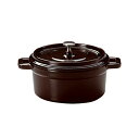 鉄製ココット/ホーロー仕上 /ホーロー仕上 ブラウン 18cm 6個セット KOYO コーヨー(S9956005)洋食器 業務用食器
