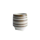 KIHARA 香酒盃 縞(錆)(L)+ 専用化粧箱(429L-210) ギフト