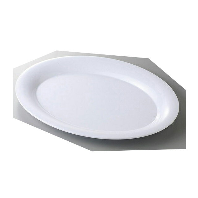 椭圆盘 - カーライル パレットデザイナー ワイドリムオーバルプラター 43cm ホワイト 4個（CR-3546）カーライル Carlisle