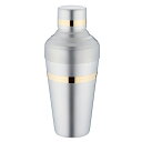 ユキワ UK バロン カクテルシェーカー A 510ml マスキングブラスト 部分金(03300325)YUKIWA シェーカー シェイカー バー用品 カクテル...